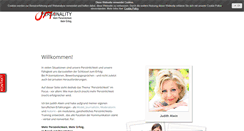 Desktop Screenshot of ja-personality.de