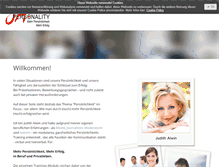 Tablet Screenshot of ja-personality.de